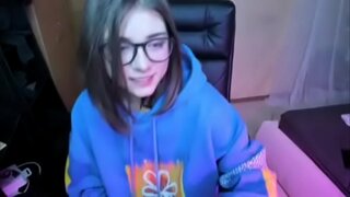 Pendejita ກຫຼີ້ນກັບ dildo