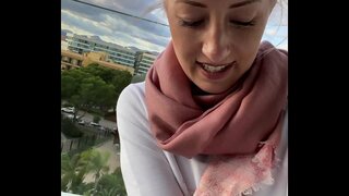 Fingersatz bis zum Héichpunkt an engem mallorquinischen hotel op der Galerie! Fingersatz bis zum Héichpunkt an engem mallorquinischen hotel op der Galerie!